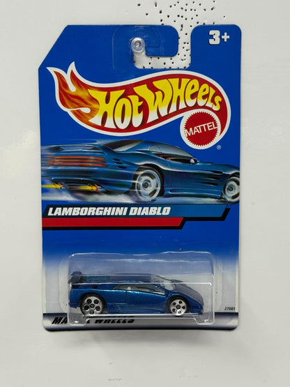 Hot Wheels Lamborghini Diablo 1:64 Diecast Blue
