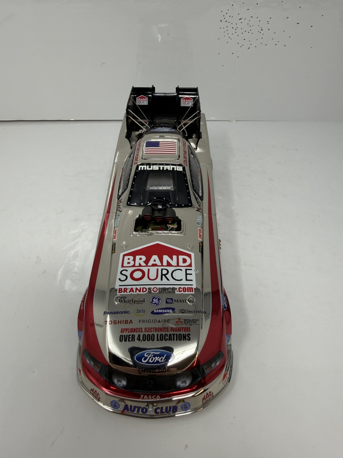 Action NHRA Courtney Force BrandSource 2011 Mustang Color Chrome 1:24 Diecast