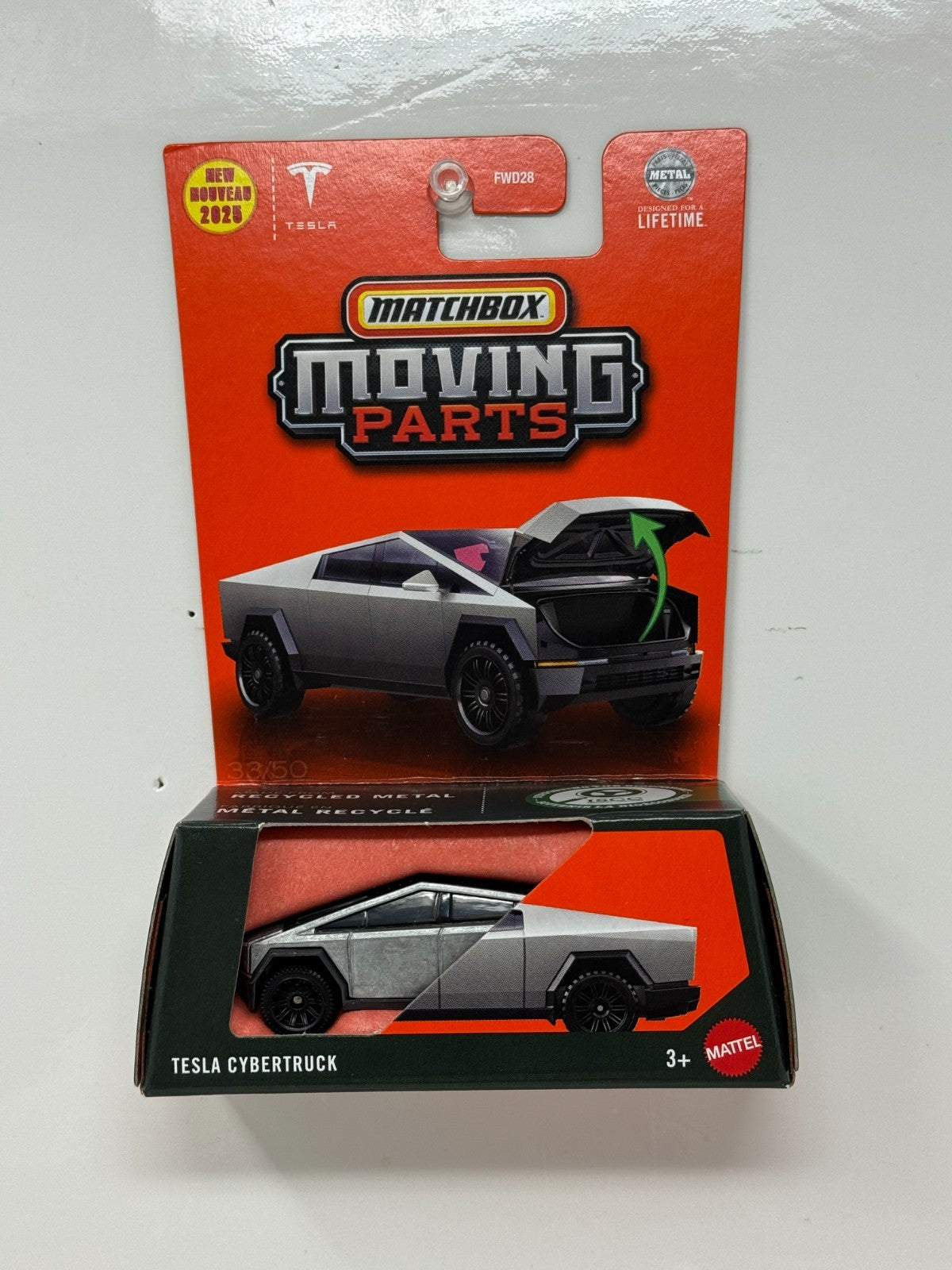 Matchbox Moving Parts Tesla Cybertruck 1:64 Diecast