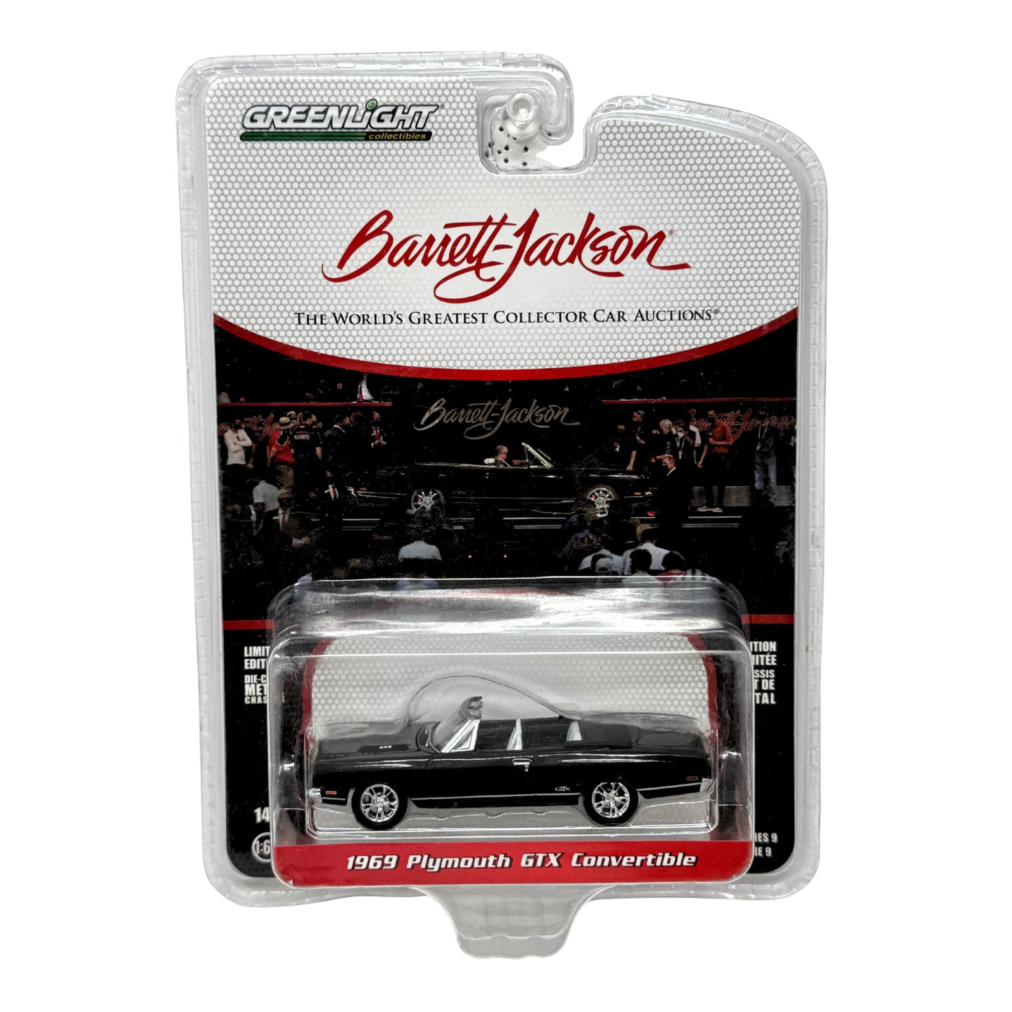 Greenlight Barrett-Jackson 1969 Plymouth GTX Convertible 1:64 Diecast