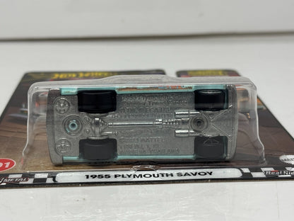Hot Wheels Premium Boulevard #101 1955 Plymouth Savoy 1:64 Diecast