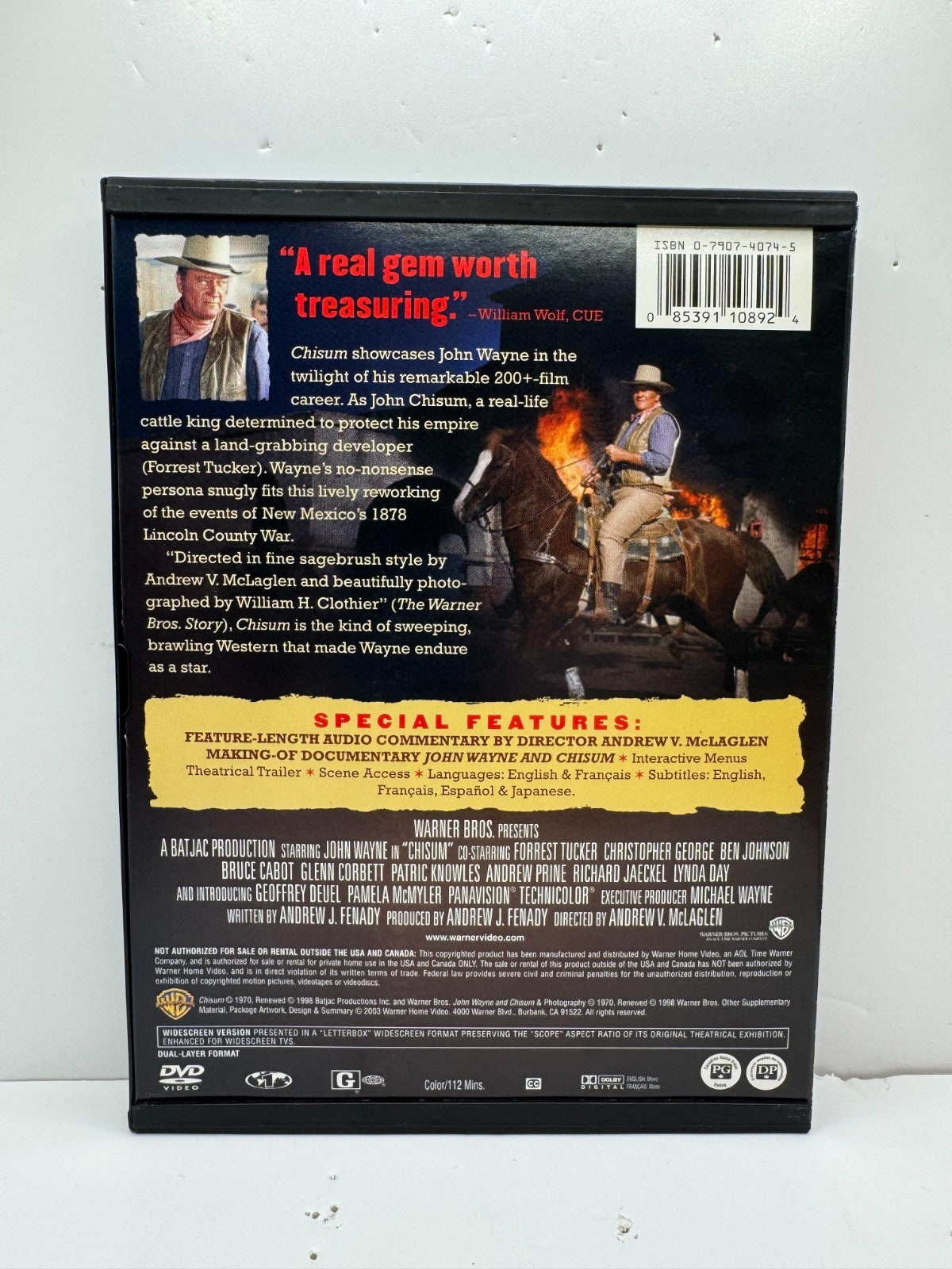 Chisum (DVD) John Wayne Western