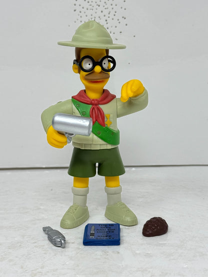 Simpsons World of Springfield Scout Leader Flanders Figure Playmates