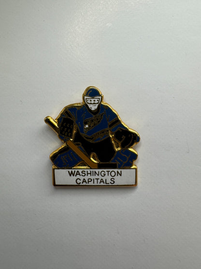 Washington Capitals Goalie NHL Hockey Team Lapel Pin