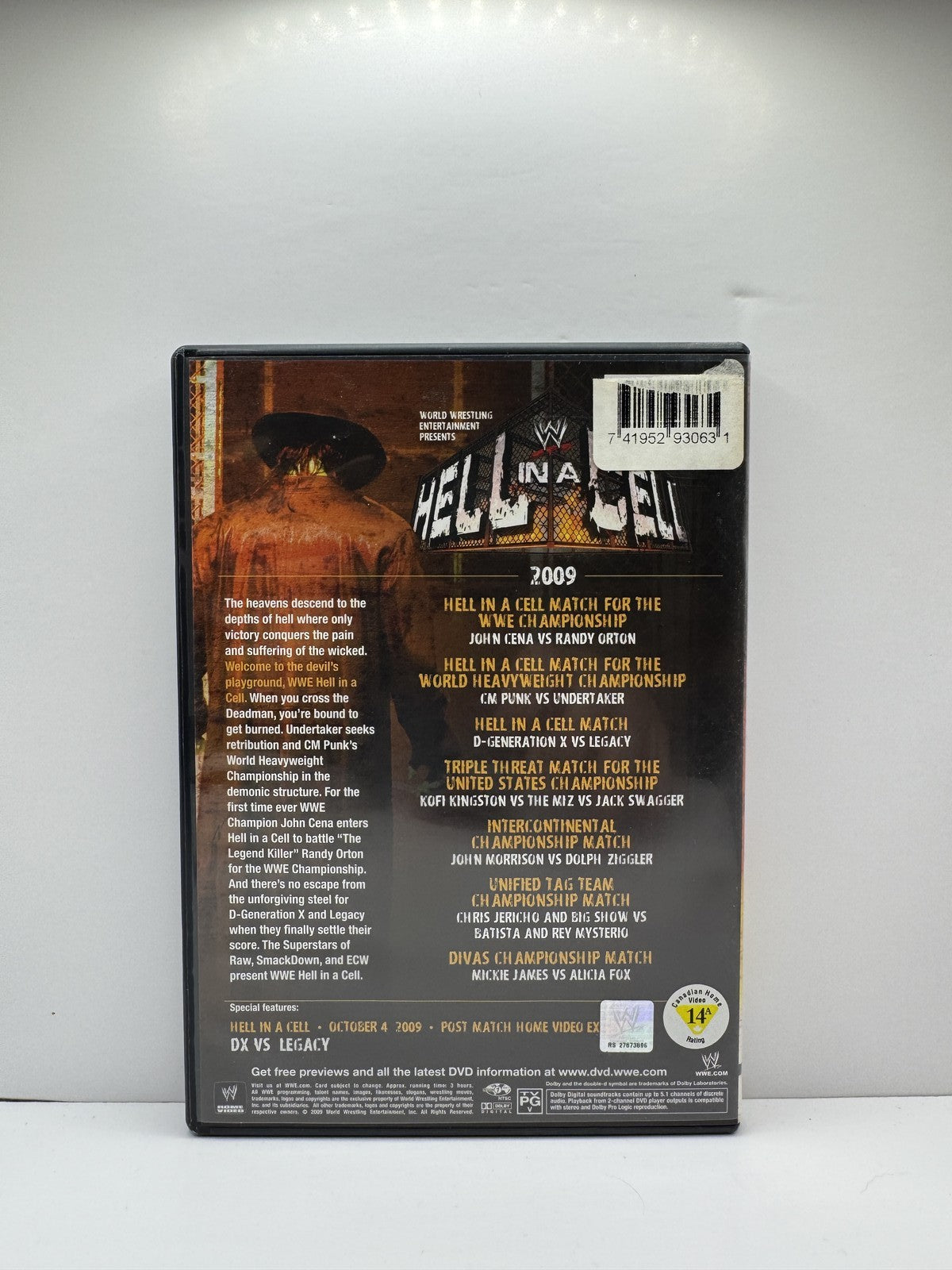 WWE Hell in a Cell 2009 (DVD) WWE Wrestling