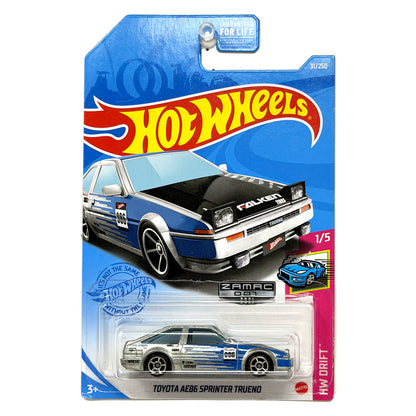 Hot Wheels ZAMAC HW Drift Toyota AE86 Sprinter Trueno 1:64 Diecast