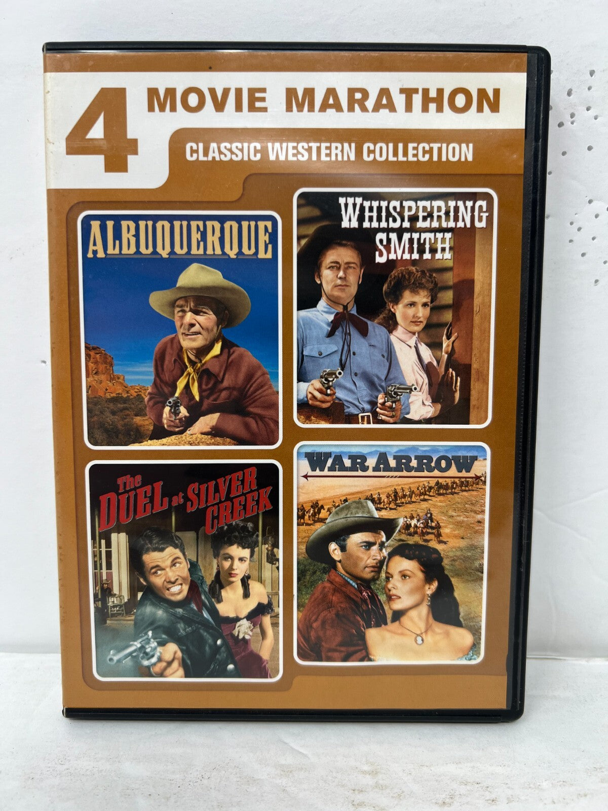 4 Movie Marathon: Classic Western Collection (DVD) Good Condition!!!
