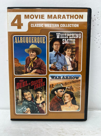 4 Movie Marathon: Classic Western Collection (DVD) Good Condition!!!