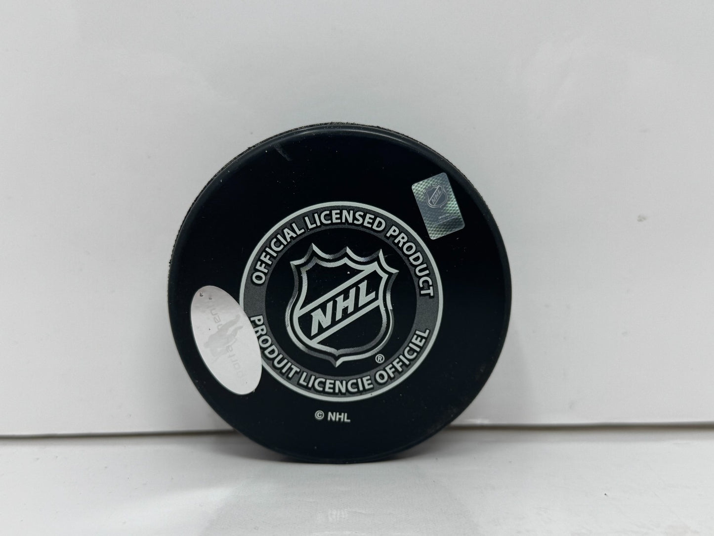 Ed Chadwick Toronto Maple Leafs Signed NHL Autograph Puck Silver Auto