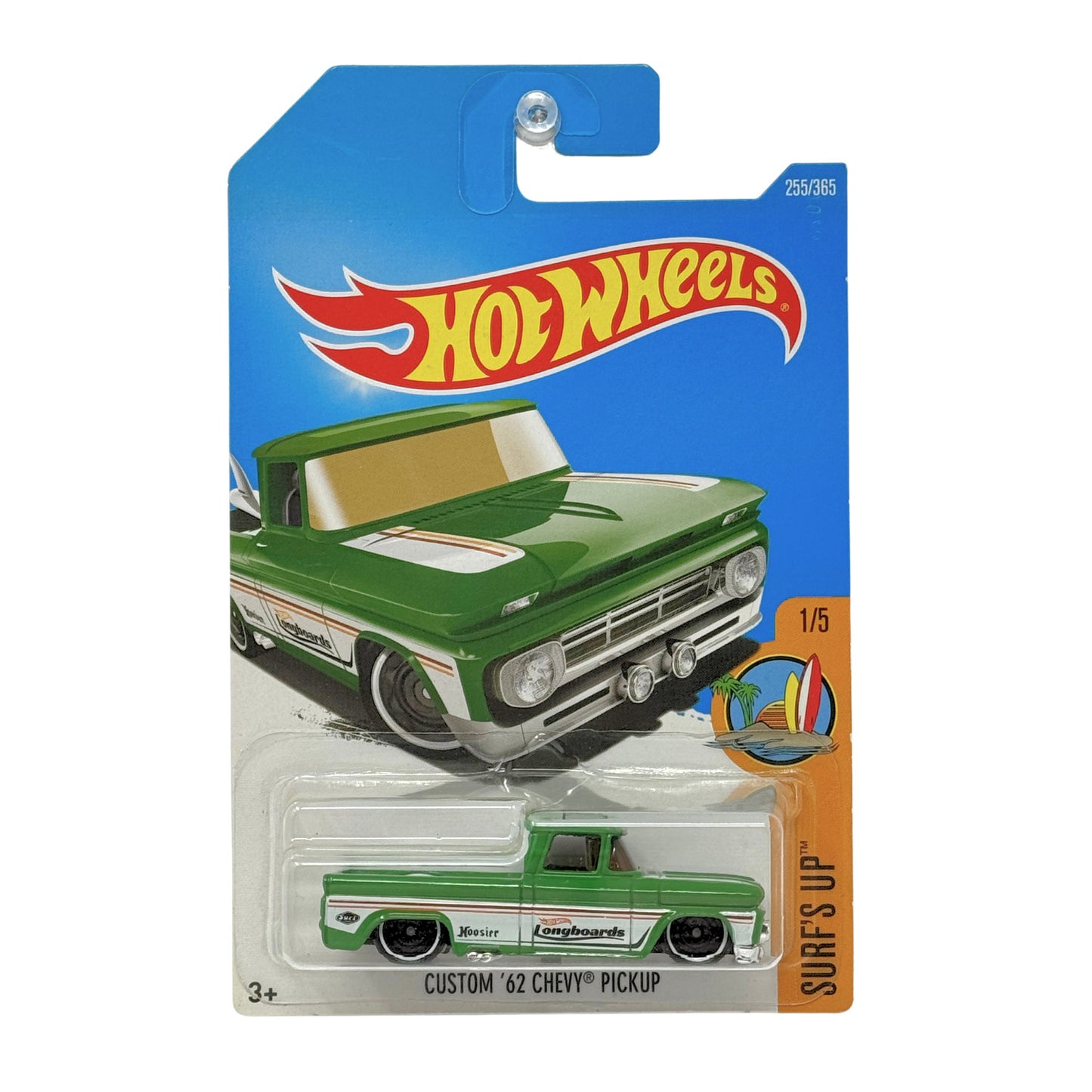 Hot Wheels Surf's Up Custom 1962 Chevy Pickup 1:64 Diecast