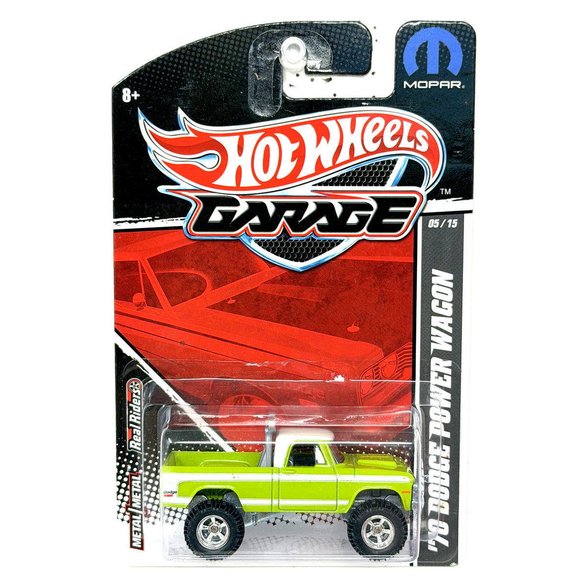 Hot Wheels Garage 1970 Dodge Power Wagon 1:64 Diecast Real Riders