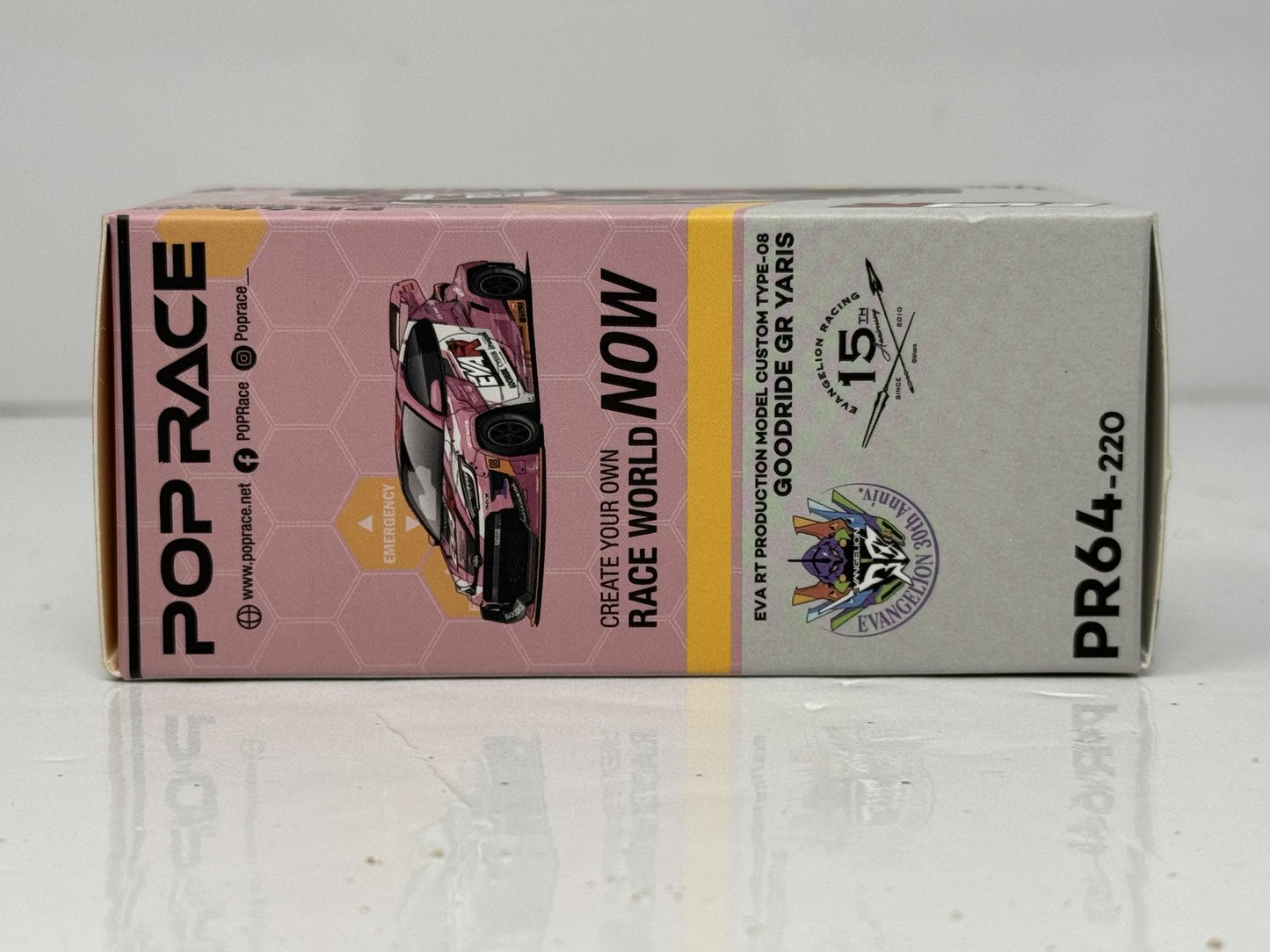 Pop Race x EVA RT Production Toyota GR Yaris PR64-220 1:64 Diecast