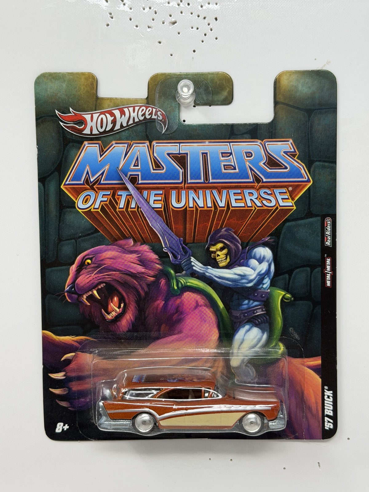 Hot Wheels Masters of the Universe 1957 Buick Skeletor 1:64 Diecast Real Riders
