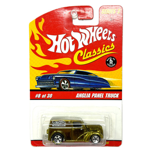 Hot Wheels Classics Series 2 Anglia Panel Truck 1:64 Diecast Olive Green