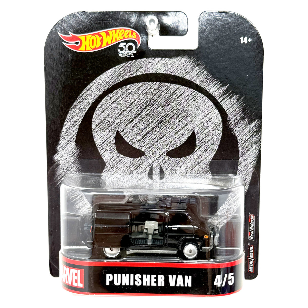 Hot Wheels Retro Entertainment Marvel Punisher Van 1:64 Diecast