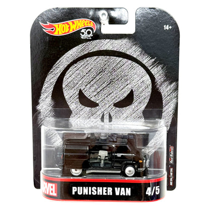 Hot Wheels Retro Entertainment Marvel Punisher Van 1:64 Diecast