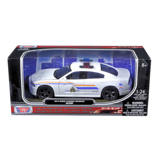 Motormax RCMP 2014 Dodge Charger Enforcer Law Enforcement Series 1:24 Diecast