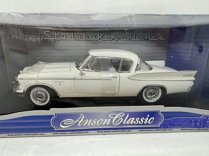 Anson Classic 1957 Studebaker Golden Hawk 1:18 Diecast