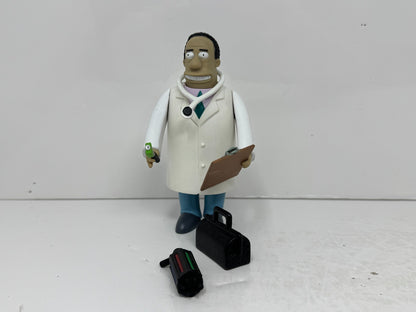 Simpsons World of Springfield Hospital Doctor Set Playmates Diorama