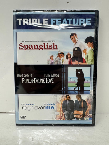 Adam Sandler Drama Triple Feature (DVD) Adam Sandler Comedy Drama Brand New and Sealed!!!
