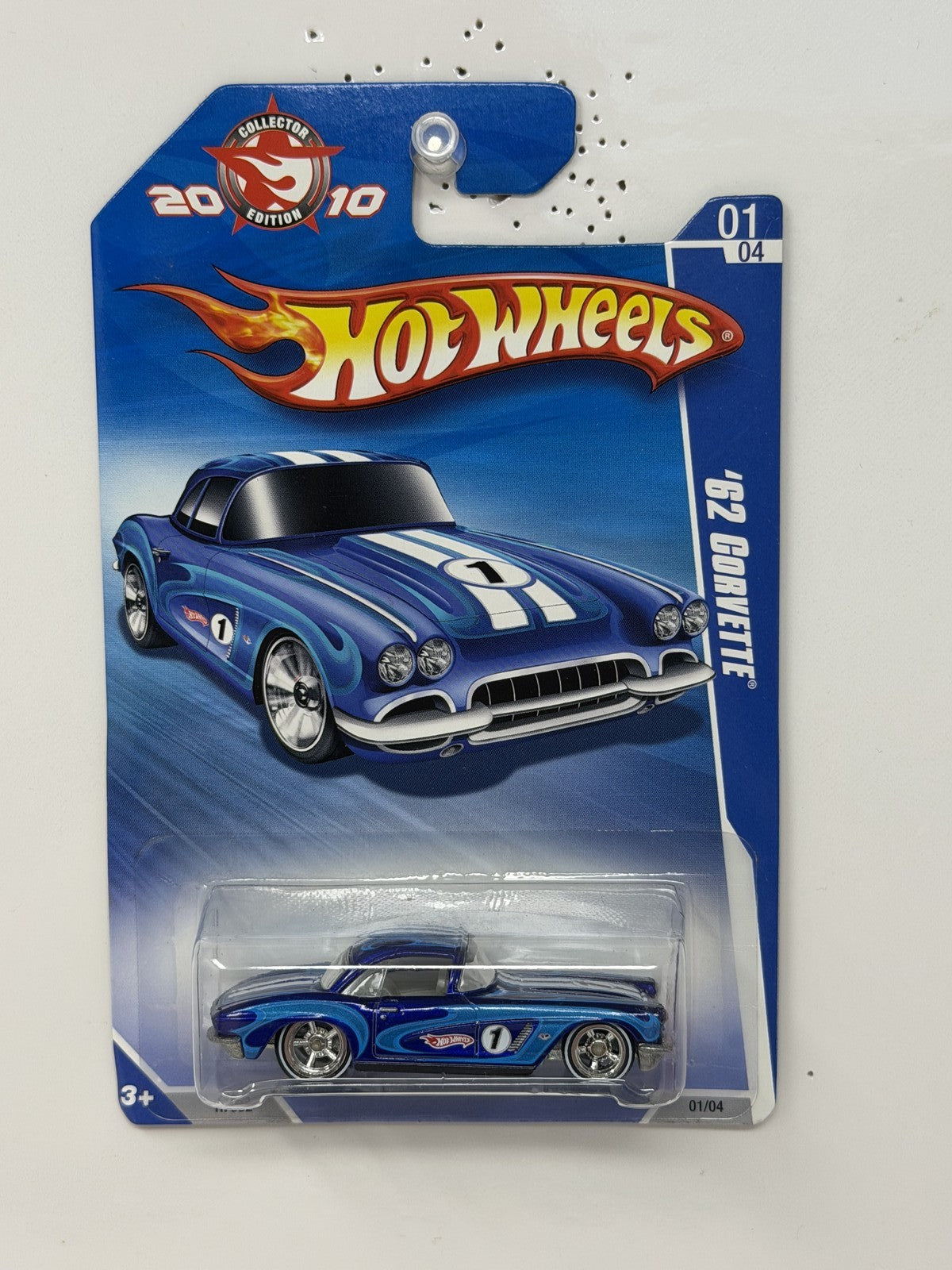 Hot Wheels 2010 Collector Edition 1962 Corvette K-Mart Mail in 1:64 Diecast