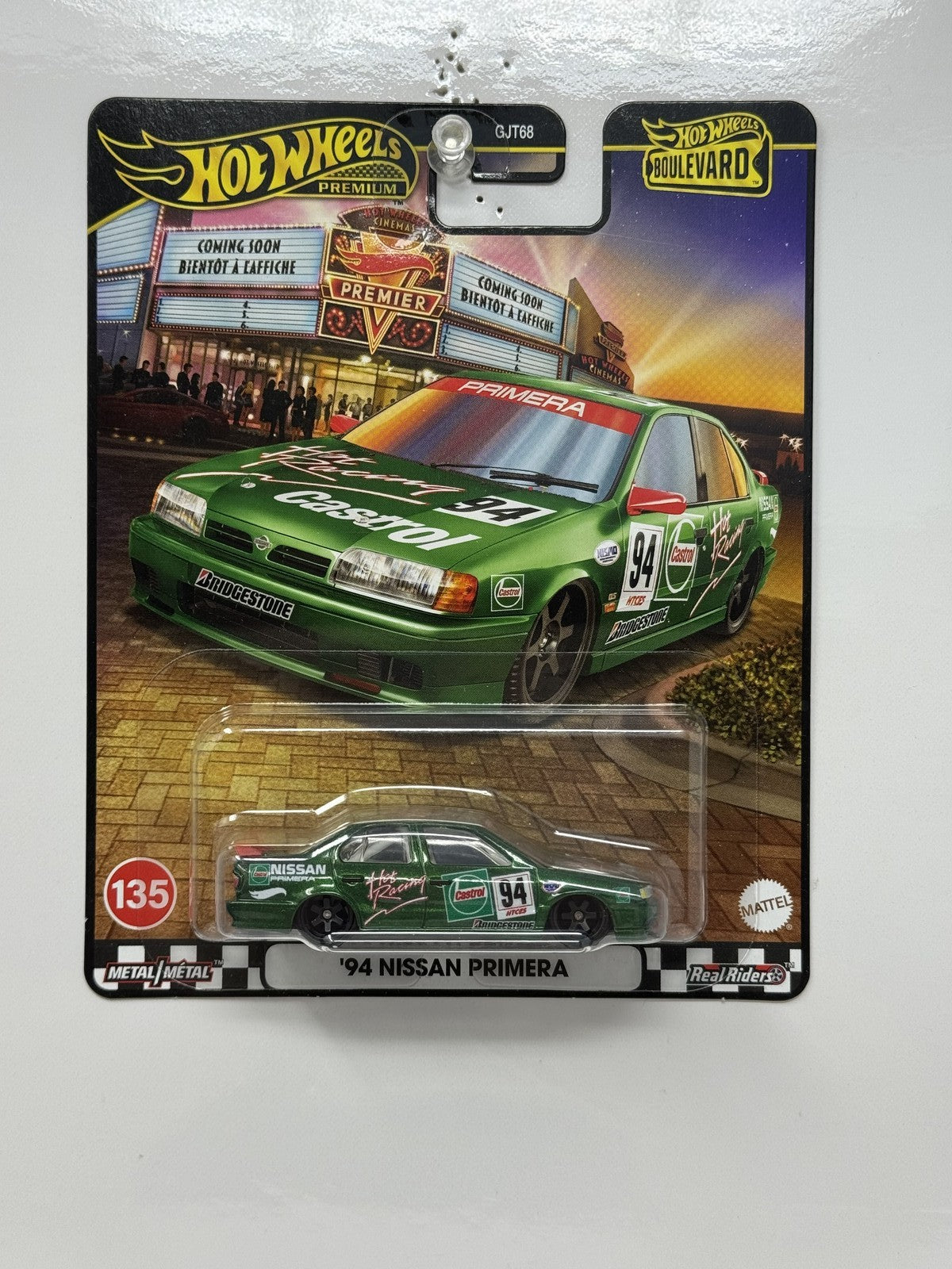 Hot Wheels Premium Boulevard #135 1994 Nissan Primera 1:64 Diecast