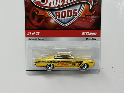 Hot Wheels Fire Rods 1967 Dodge Charger 1:64 Diecast