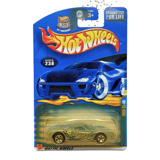Hot Wheels Highway 35 Ford GT-40 1:64 Diecast Silver