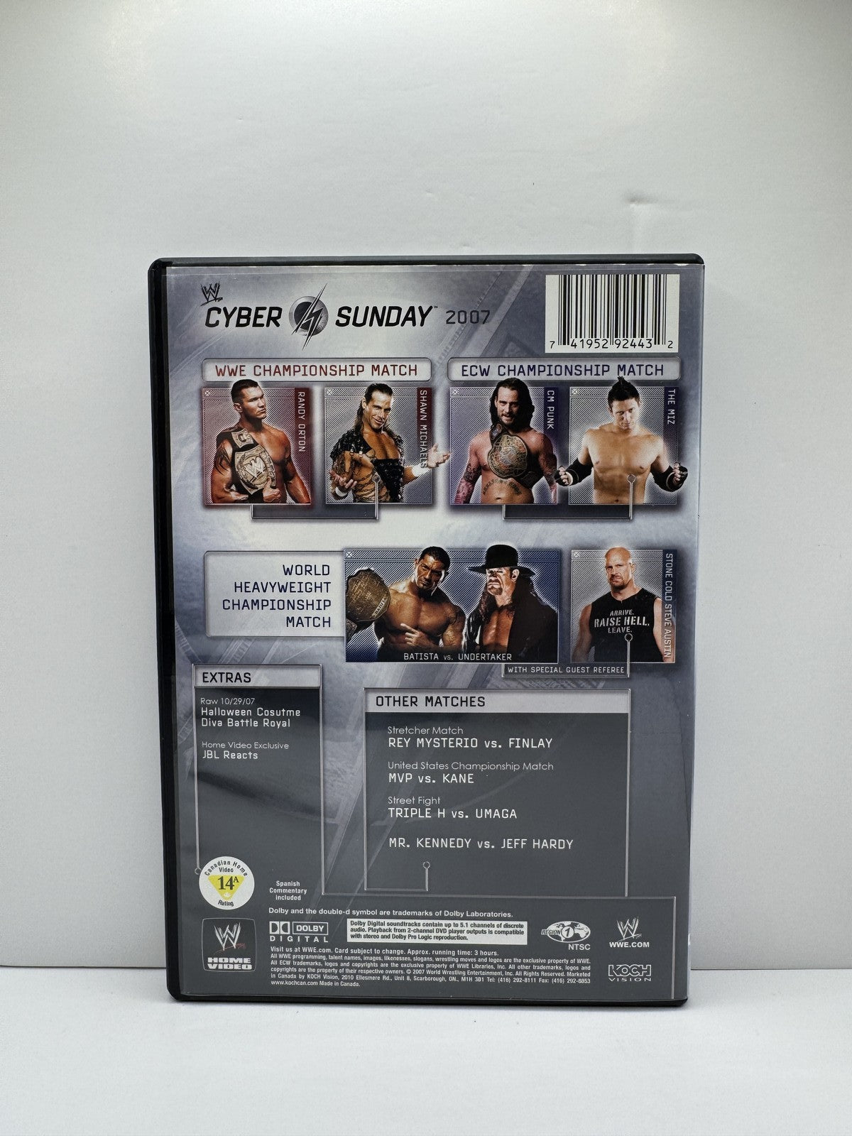 WWE Cyber Sunday 2007 (DVD) WWE Wrestling