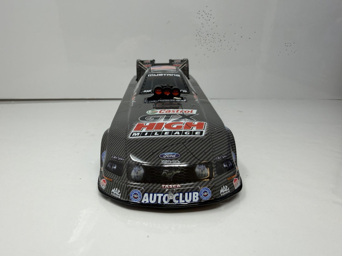 Action NHRA John Force Castrol 2008 Mustang Carbon Fiber 1:24 Diecast