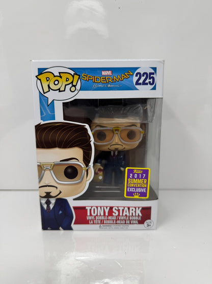 Funko Pop! Marvel Spider-Man Homecoming #225 Tony Stark Convention Bobble-Head