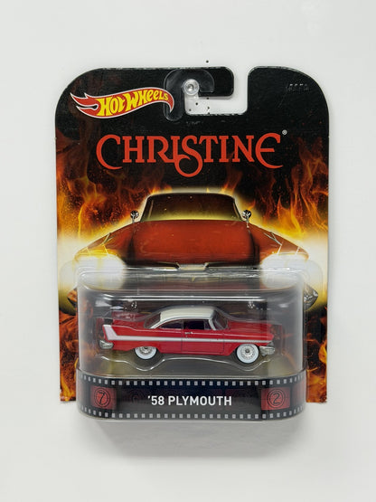 Hot Wheels Retro Entertainment Christine 1958 Plymouth Fury 1:64 Diecast Red