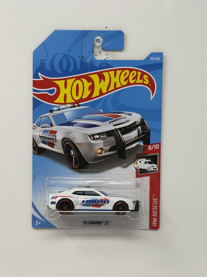 Hot Wheels HW Rescue 2010 Chevrolet Camaro SS 1:64 Diecast White
