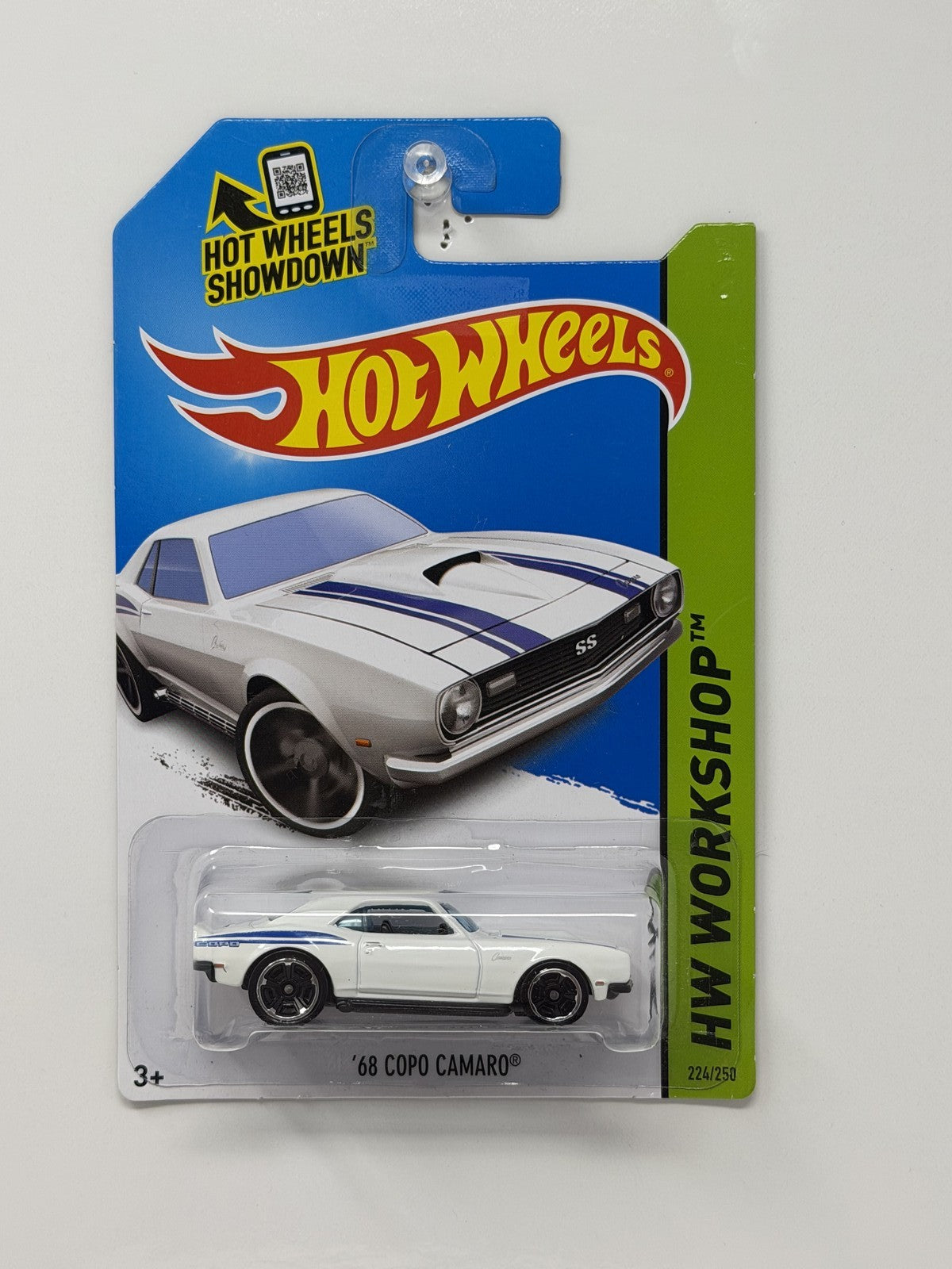 Hot Wheels HW Workshop 1968 COPO Camaro 1:64 Diecast White