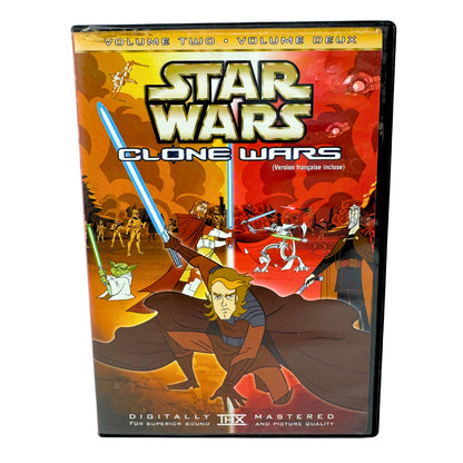 Star Wars: Clone Wars: Season 2 (DVD) Kids Cartoon Good Condition!!!