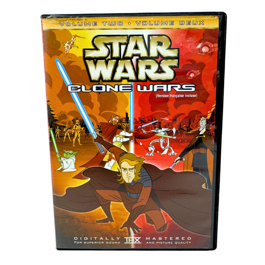 Star Wars: Clone Wars: Season 2 (DVD) Kids Cartoon Good Condition!!!