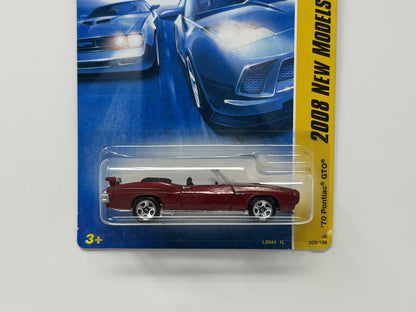 Hot Wheels 2008 New Models 1970 Pontiac GTO 1:64 Diecast Red