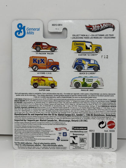 Hot Wheels General Mills Pillsbury Quick D-Livery 1:64 Diecast Real Riders