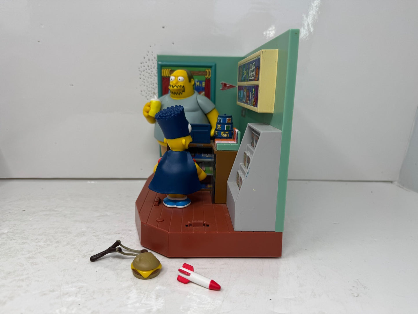 Simpsons World of Springfield Androids Dungeon Comic Shop Playmates Playset