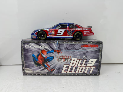 Action Nascar #9 Bill Elliott Spider-Man 2001 Dodge Intrepid R/T 1:24 Diecast