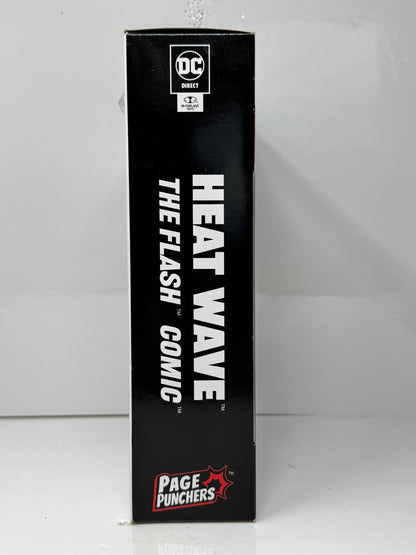 McFarlane DC Page Punchers Heat Wave The Flash Action Figure with Comic Book