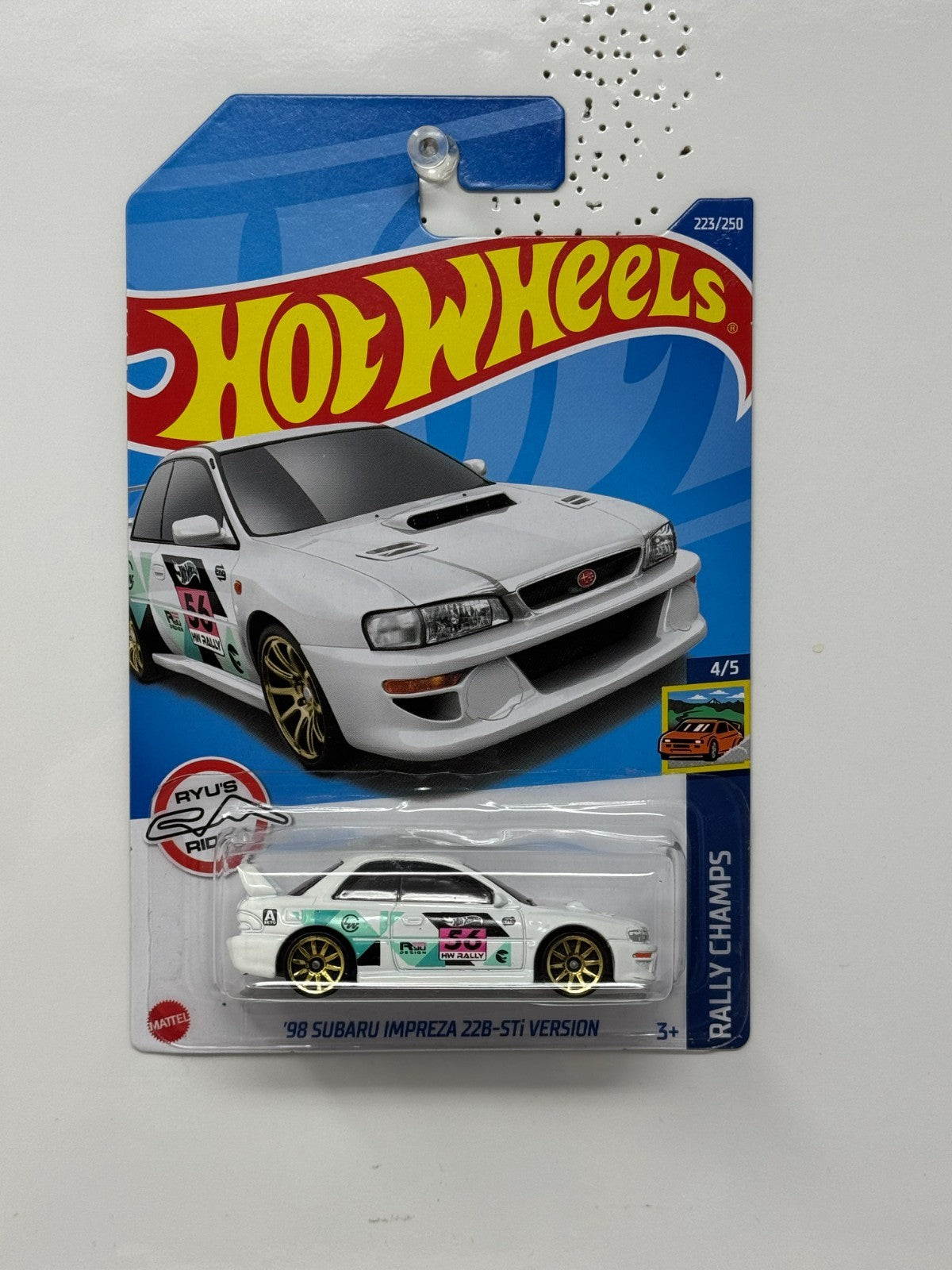 Hot Wheels Rally Champs 1998 Subaru Impreza 22B-STi Version JDM 1:64 Diecast