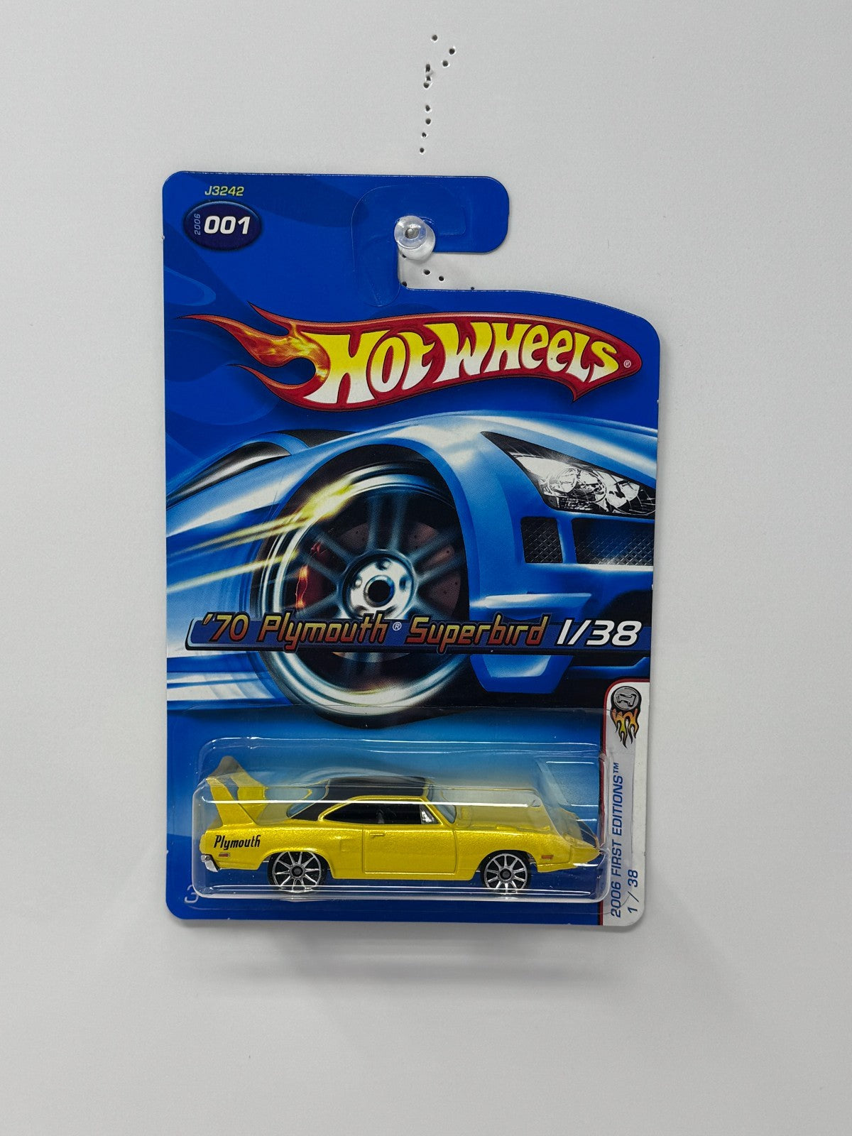 Hot Wheels First Editions 1970 Plymouth Superbird 1:64 Diecast Yellow V2