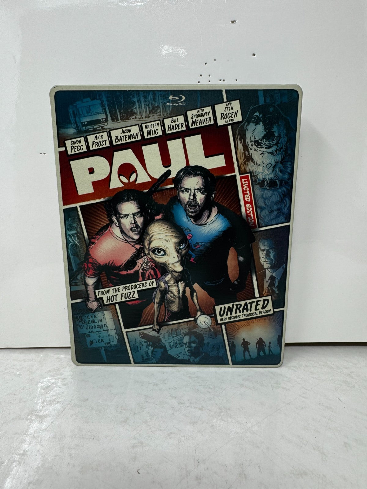 Paul (Blu-ray) Steelbook Simon Pegg Comedy Good Condition!!!