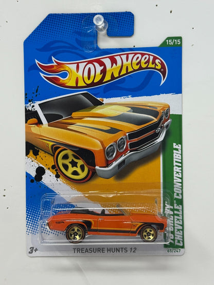 Hot Wheels Treasure Hunt 1970 Chevy Chevelle SS Convertible 1:64 Diecast