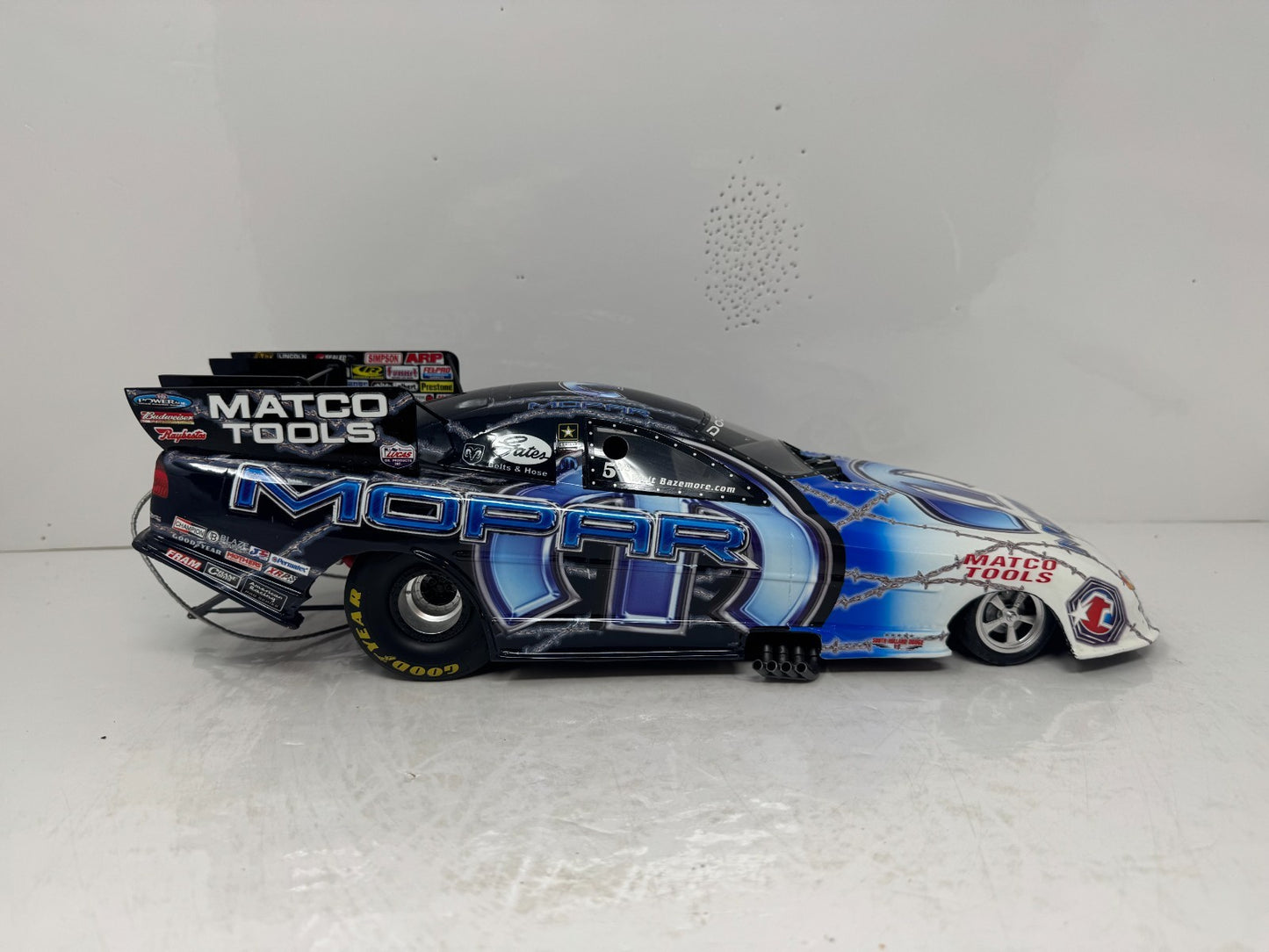 Milestone Whit Bazemore NHRA Mopar Mile High Dodge Funny Car 1:16 Scale