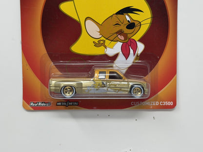 Hot Wheels Looney Tunes Speedy Gonzales Customized C3500 1:64 Real Riders