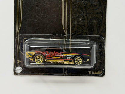 Hot Wheels 55th Anniversary 1967 Chevrolet Camaro 1:64 Diecast Black Gold
