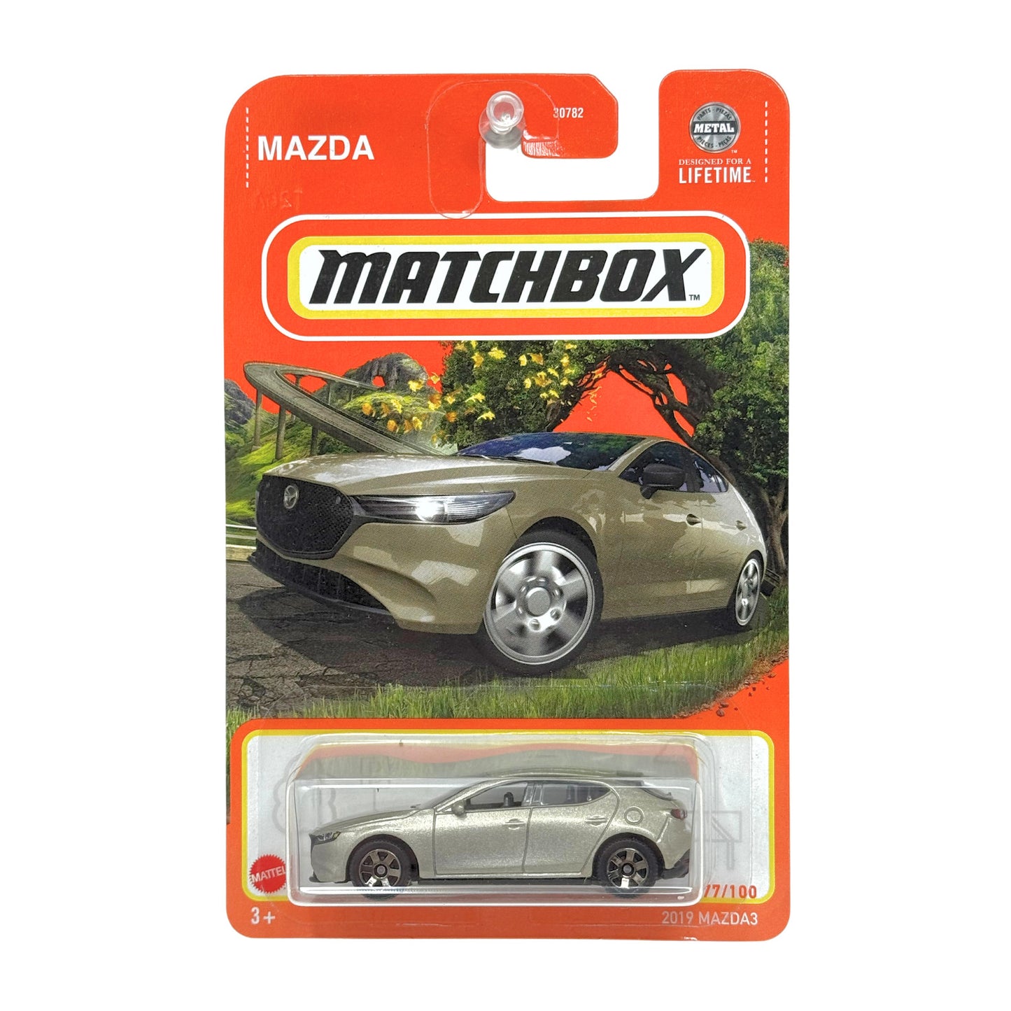 Matchbox 2019 Mazda3 1:64 Diecast Silver