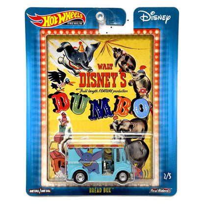 Hot Wheels Premium Disney Dumbo Bread Box 1:64 Diecast Real Riders